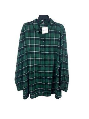 Andree By Unit Women Long Sleeve Button-down Shirt Size 3X